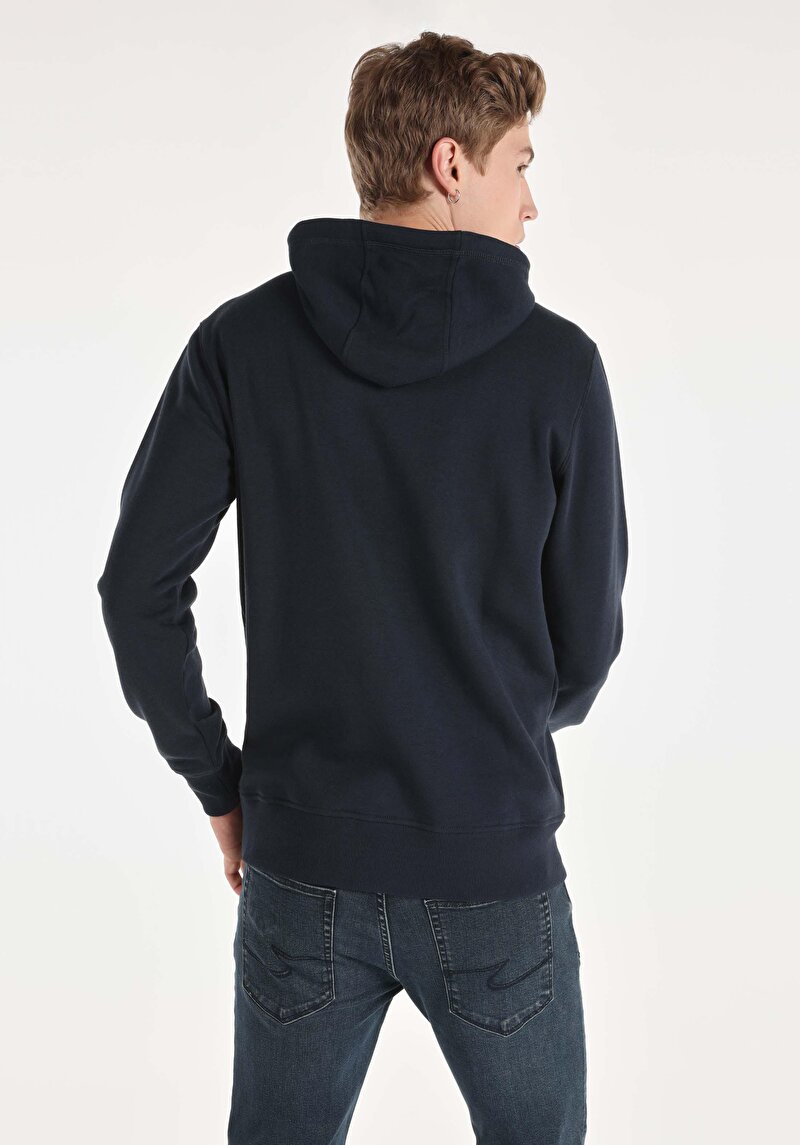 Regular Fit Erkek Lacivert Sweatshirt