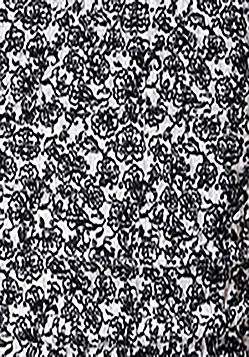 Slim Fit V Yaka  Kadın Siyah Karpuz Tişört