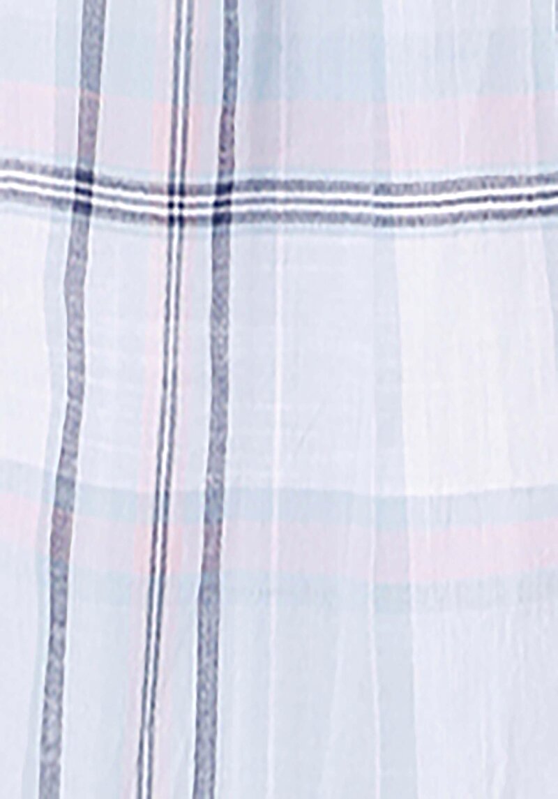 Regular Fit Shirt Neck  Kadın Mavi Uzun Kol Gömlek