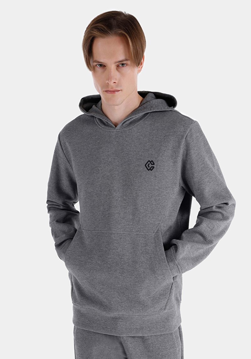 Regular Fit Erkek Antrasit Sweatshirt