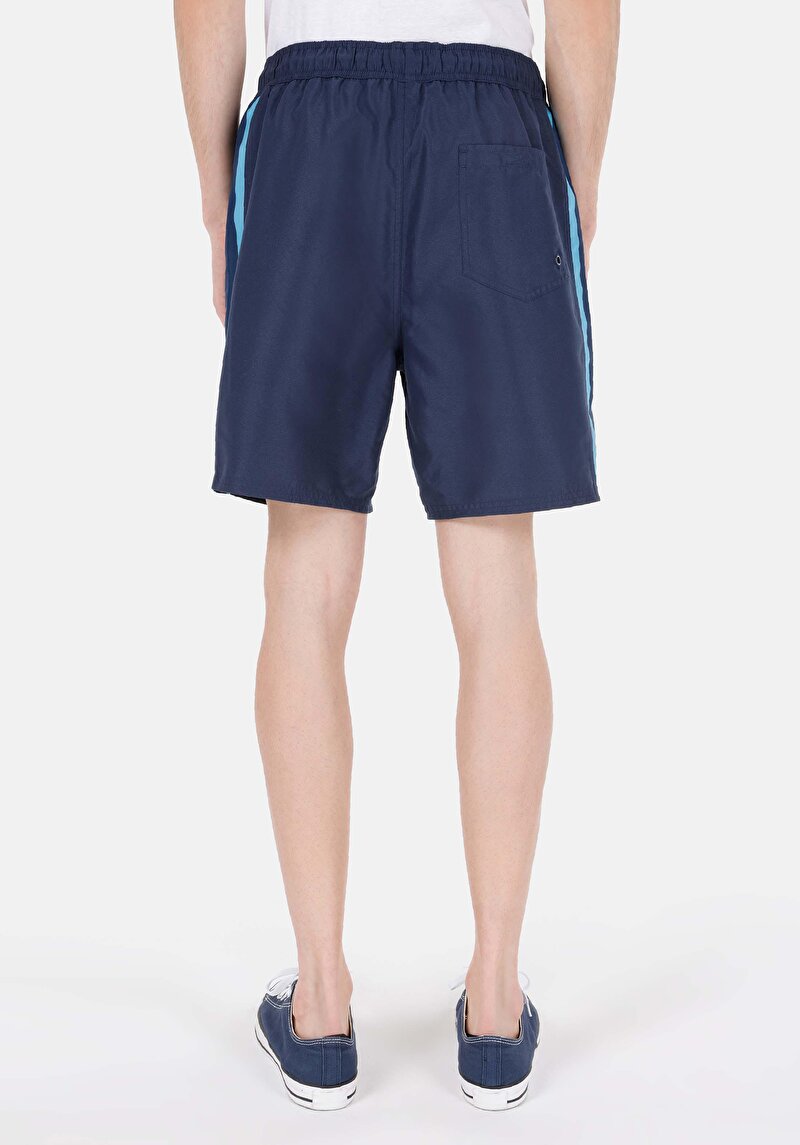 Slim Fit Erkek Lacivert Deniz Şortu