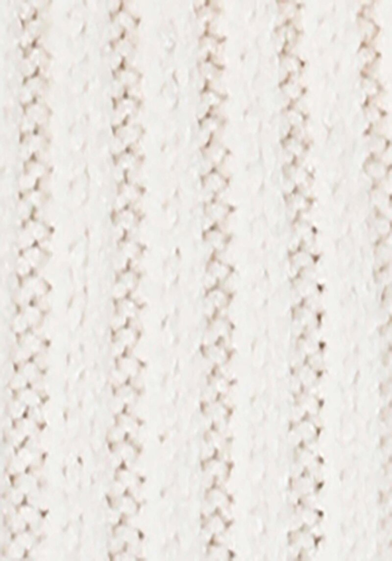 Slim Fit V Yaka Kadın Ekru Kolsuz Triko Kazak