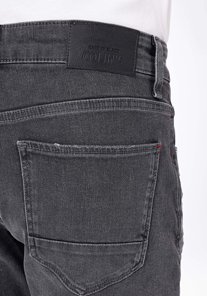 Slim Fit Düşük Bel Dar Paça Erkek Denim Jean Pantolon