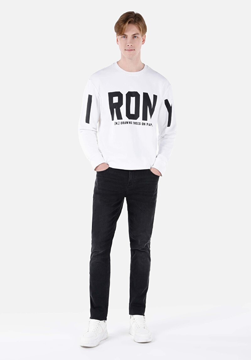 Straight Fit Düşük Bel Düz Paça Erkek Denim Jean Pantolon