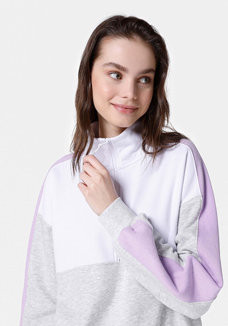 Regular Fit   Kadın Çok Renkli Sweatshirt Cl1067253
