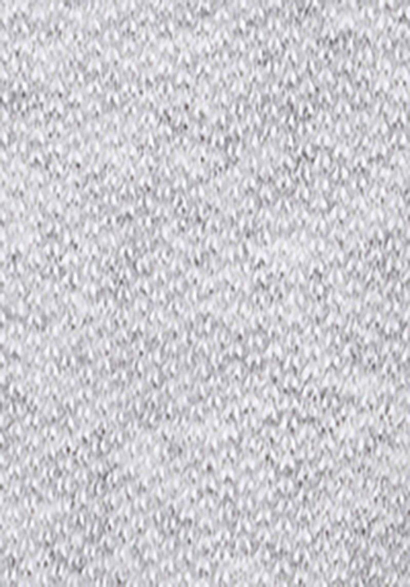 Regular Fit Shirt Neck  Kadın Gri Uzun Kol Tişört