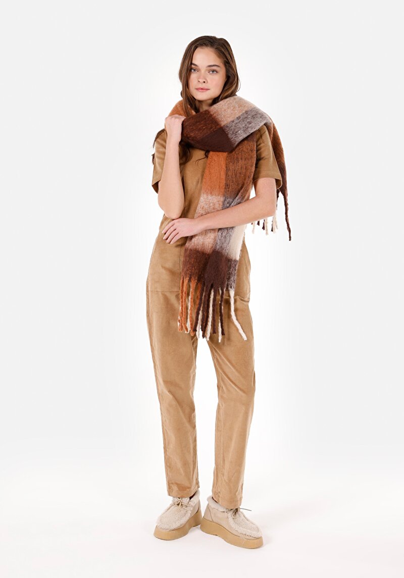 Regular Fit Kadın Kahverengi Elbise