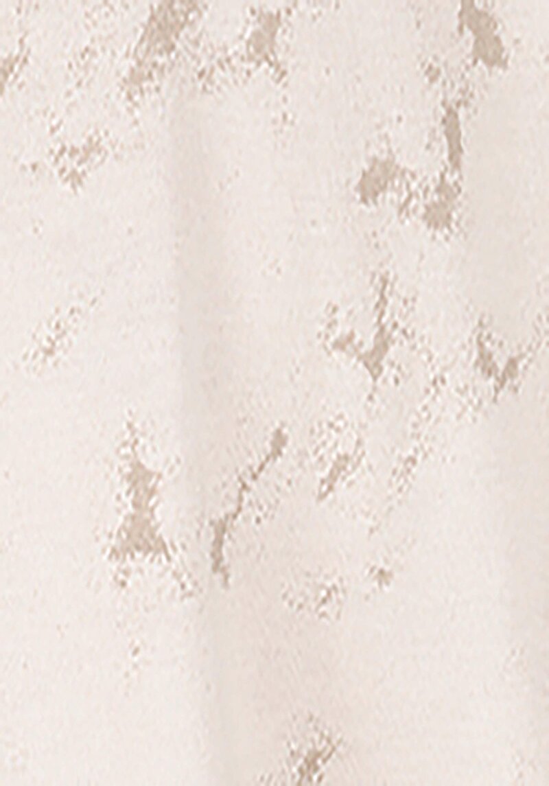 Regular Fit Yuvarlak Yaka Baskılı Erkek Bej Kısa Kol Tişört