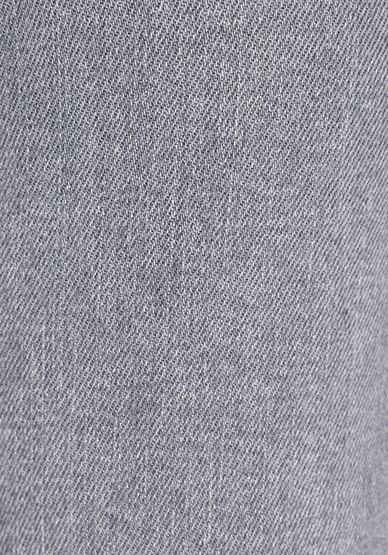 Regular Fit Orta Bel Bootcut Kadın Antrasit Jean Pantolon