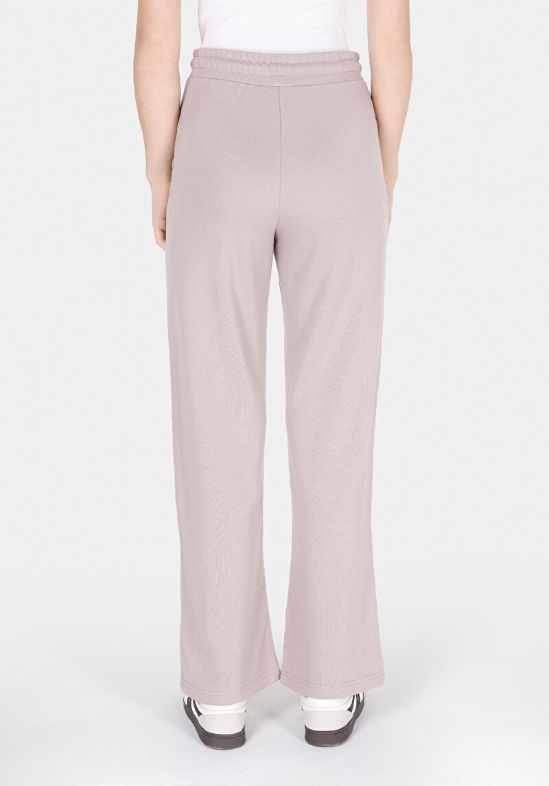 Regular Fit Orta Bel Düz Kadın Taş Eşofman Altı