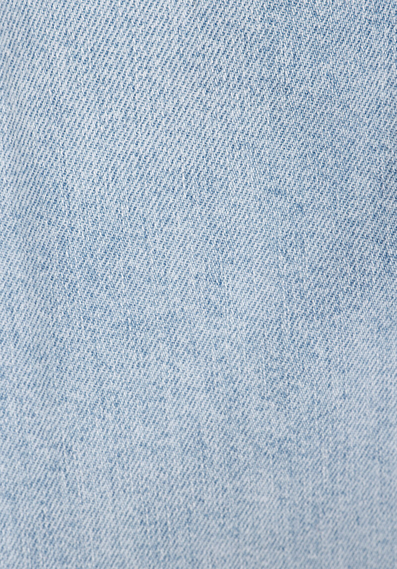 Balloon Fit Yüksel Bel Daralan Paça Kadın Denim Jean Pantolon