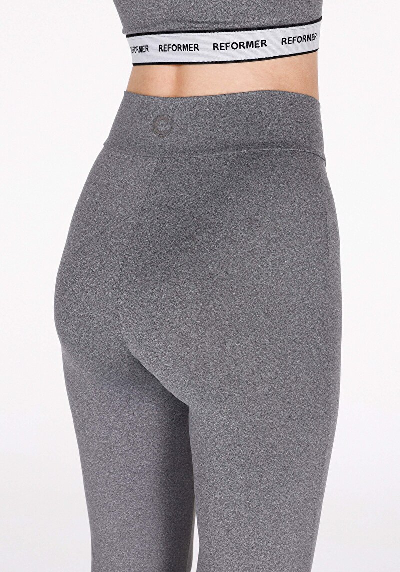 Slim Fit   Kadın Antrasit Tayt