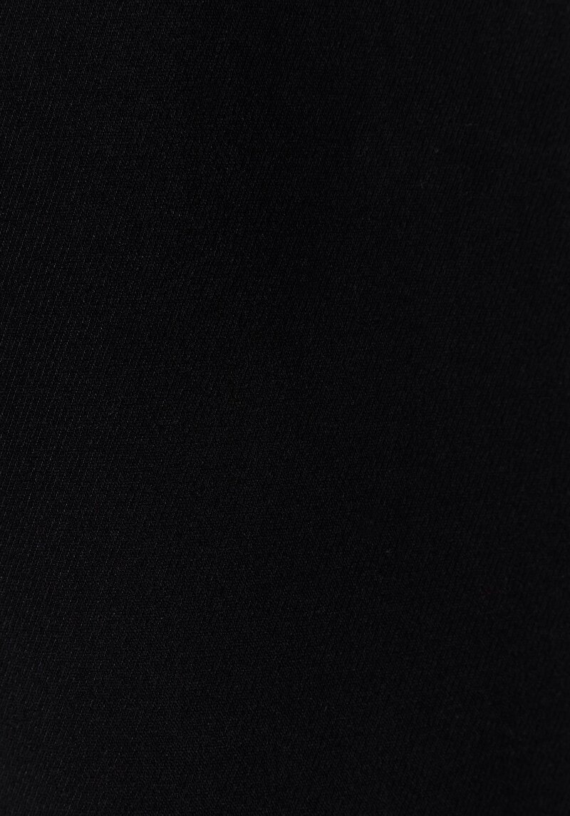 Regular Fit Orta Bel Düz Paça Astarsız Erkek Siyah Pantolon 