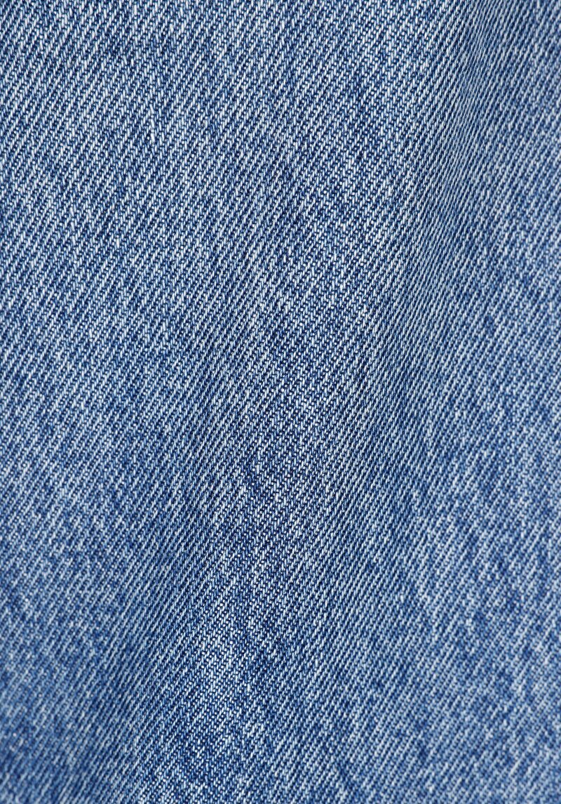 Baggy Fit Orta Bel Bol Paça Erkek İndigo Jean Pantolon