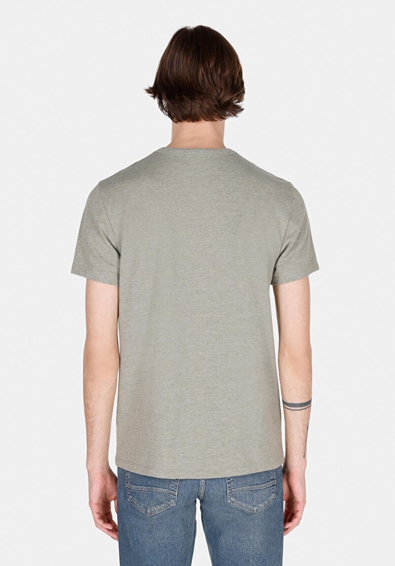 Regular Fit Yuvarlak Yaka Düz Erkek Kısa Kol Tişört