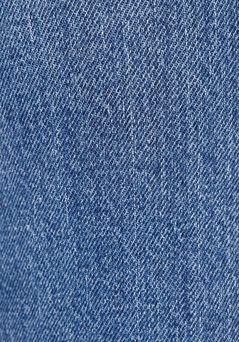 Regular Fit Yüksel Bel Geniş Paça Kadın İndigo Jean Pantolon