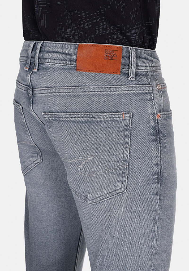 Straight Fit   Erkek İndigo Jean Pantolon