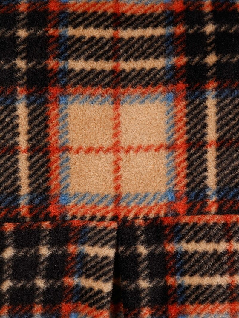 Regular Fit Cepli Shirt Neck Kadın Çok Renkli Uzun Kol Gömlek