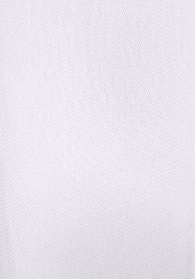 Regular Fit Yüksek Bel Geniş Paça Kadın Beyaz Jean Pantolon