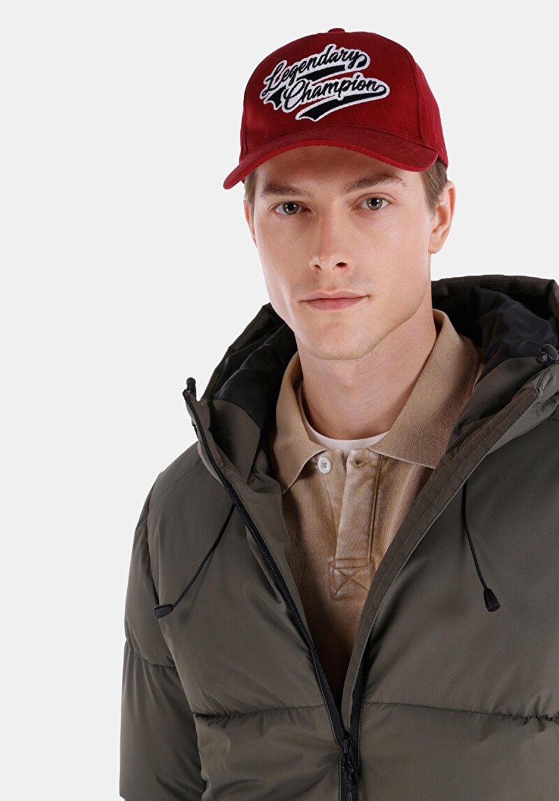Slim Fit     Erkek Yeşil Mont