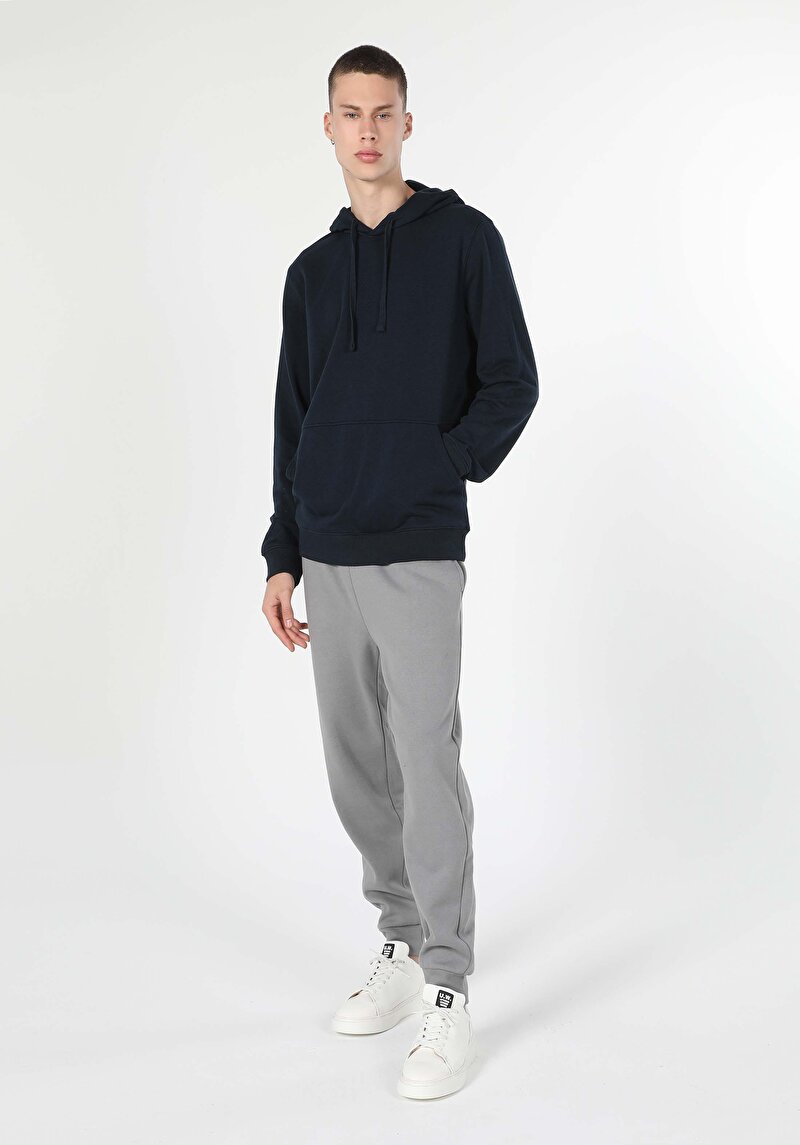 Regular Fit Erkek Lacivert Sweatshirt