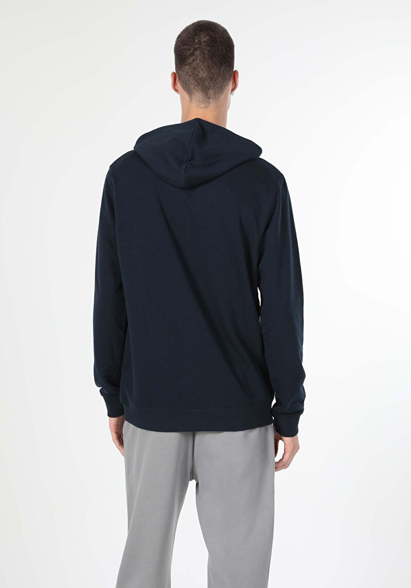 Regular Fit Erkek Lacivert Sweatshirt