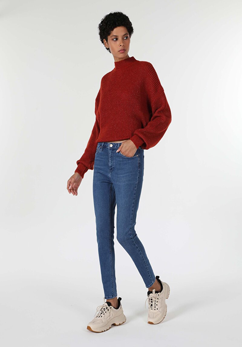 Skinny Fit Kadın Denim Jean Pantolon