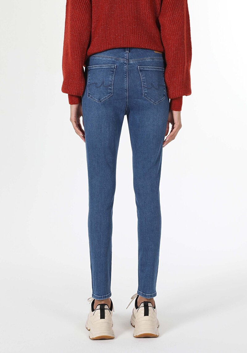 Skinny Fit Kadın Denim Jean Pantolon
