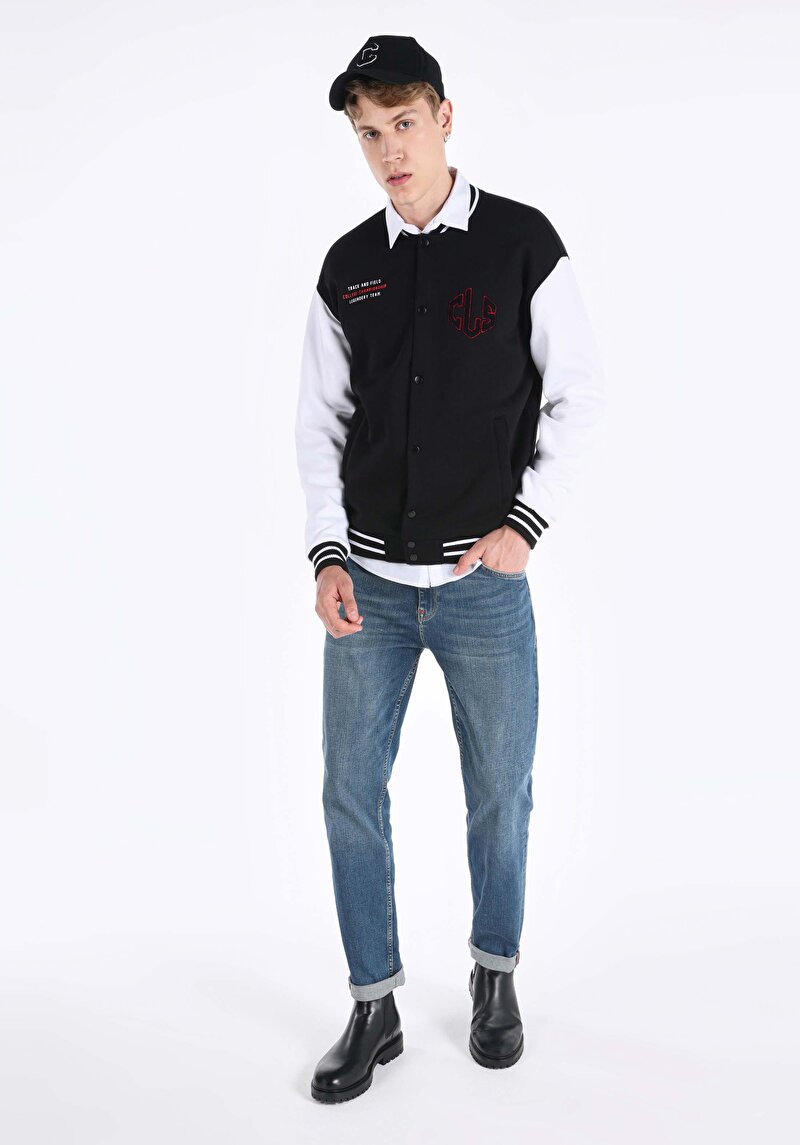 Regular Fit Erkek Siyah Ceket