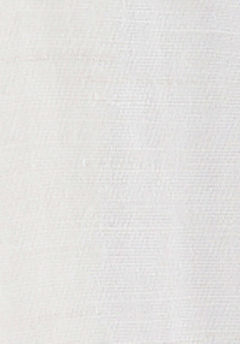 Regular Fit Yüksel Bel Geniş Paça Kadın Beyaz Cepsiz Pantolon