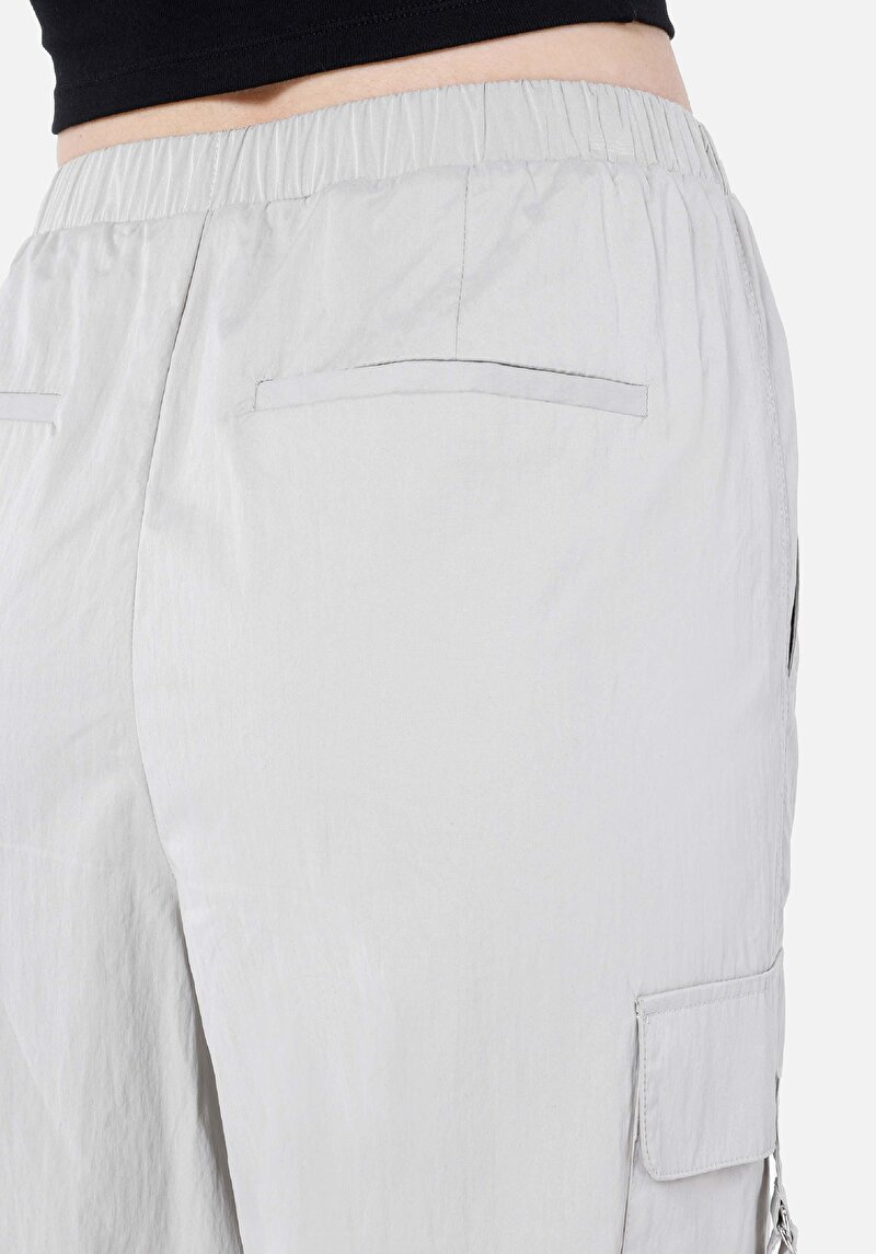 Regular Fit Düşük Bel Geniş Paça Kadın Taş  Pantolon