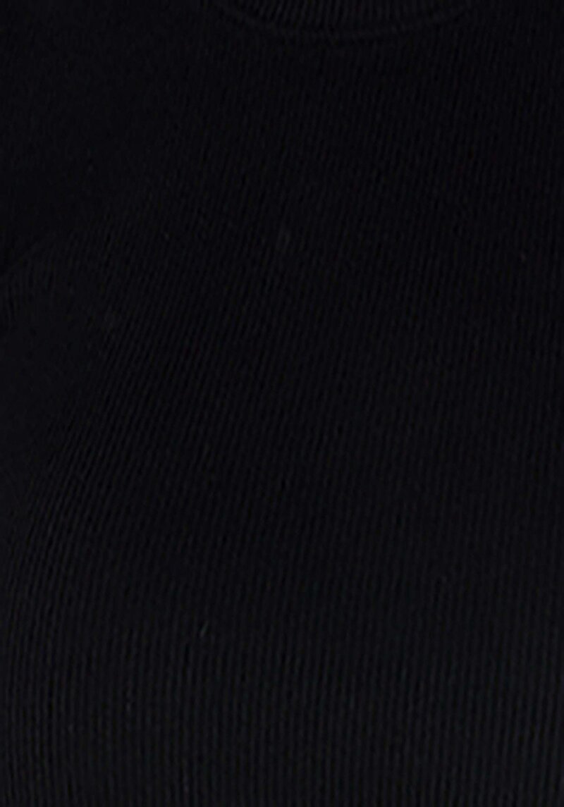 Slim Fit Örme Kadın Siyah Kısa Kol Elbise