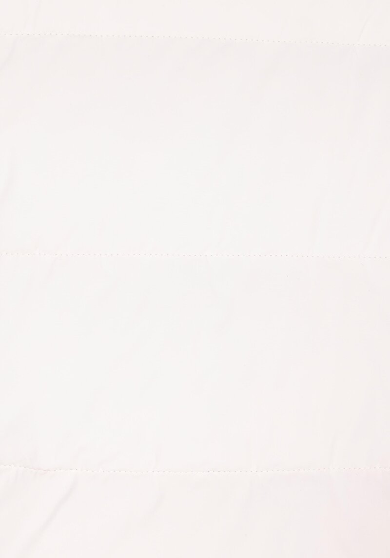 Regular Fit Dik Yaka    Kadın Beyaz Yelek