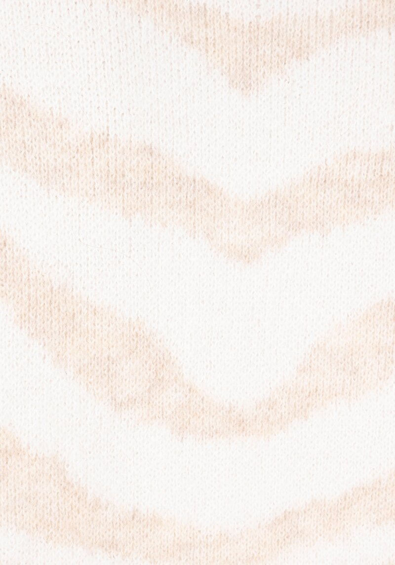 Regular Fit Yuvarlak Yaka Kadın Beyaz Triko Kazak