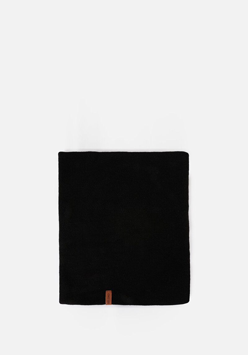 Erkek Siyah Akrilik Atkı