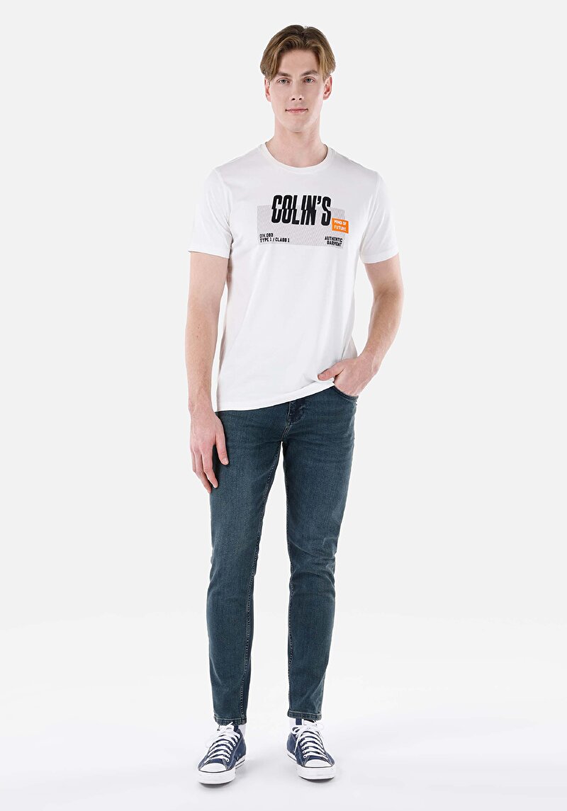 Regular Fit   Erkek Yeşil Jean Pantolon