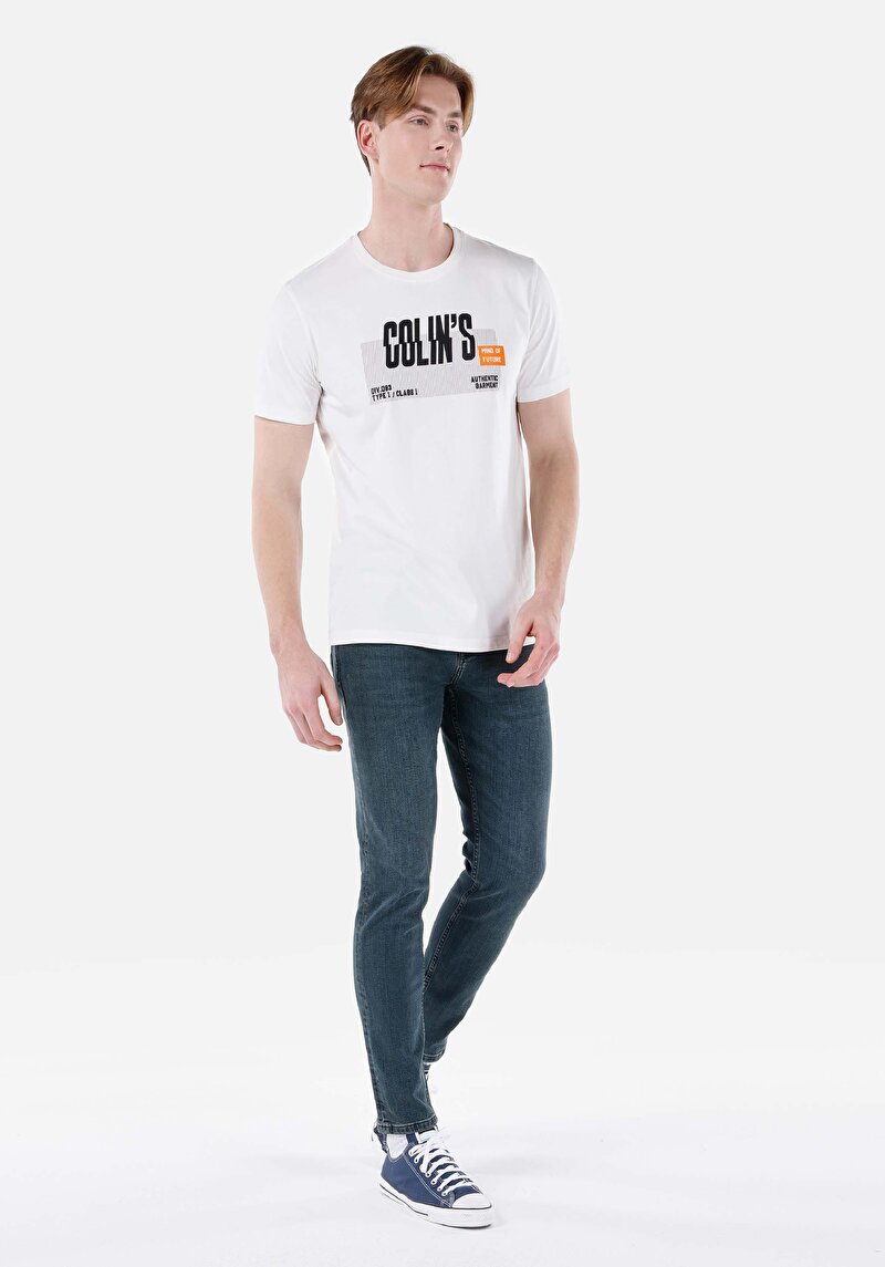 Regular Fit   Erkek Yeşil Jean Pantolon