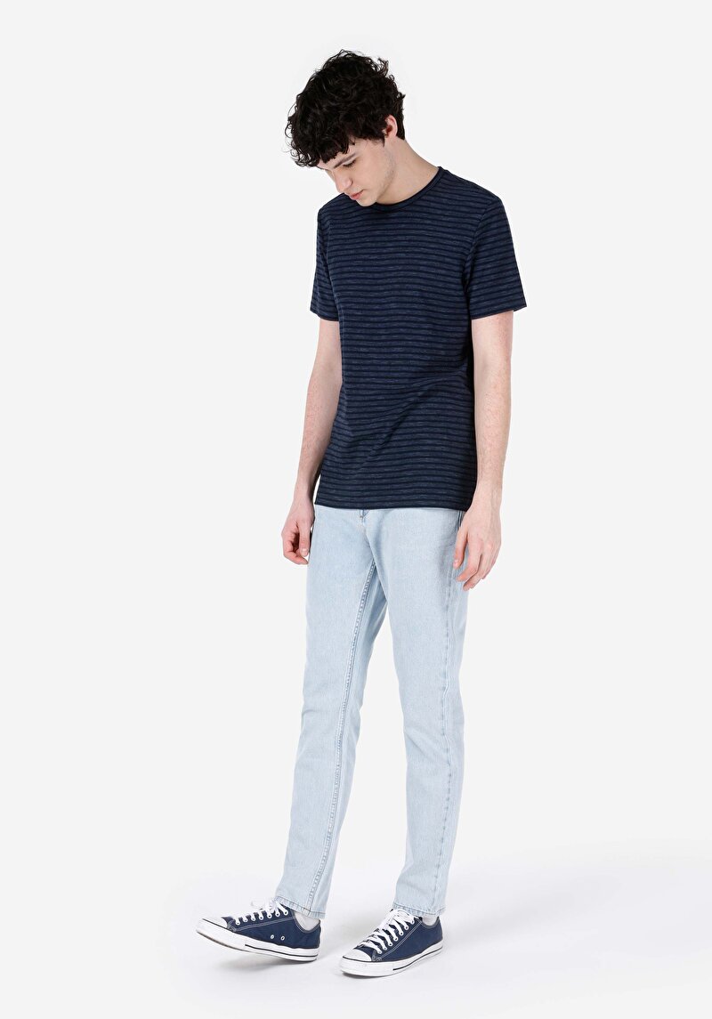 Regular Fit   Erkek İndigo Jean Pantolon