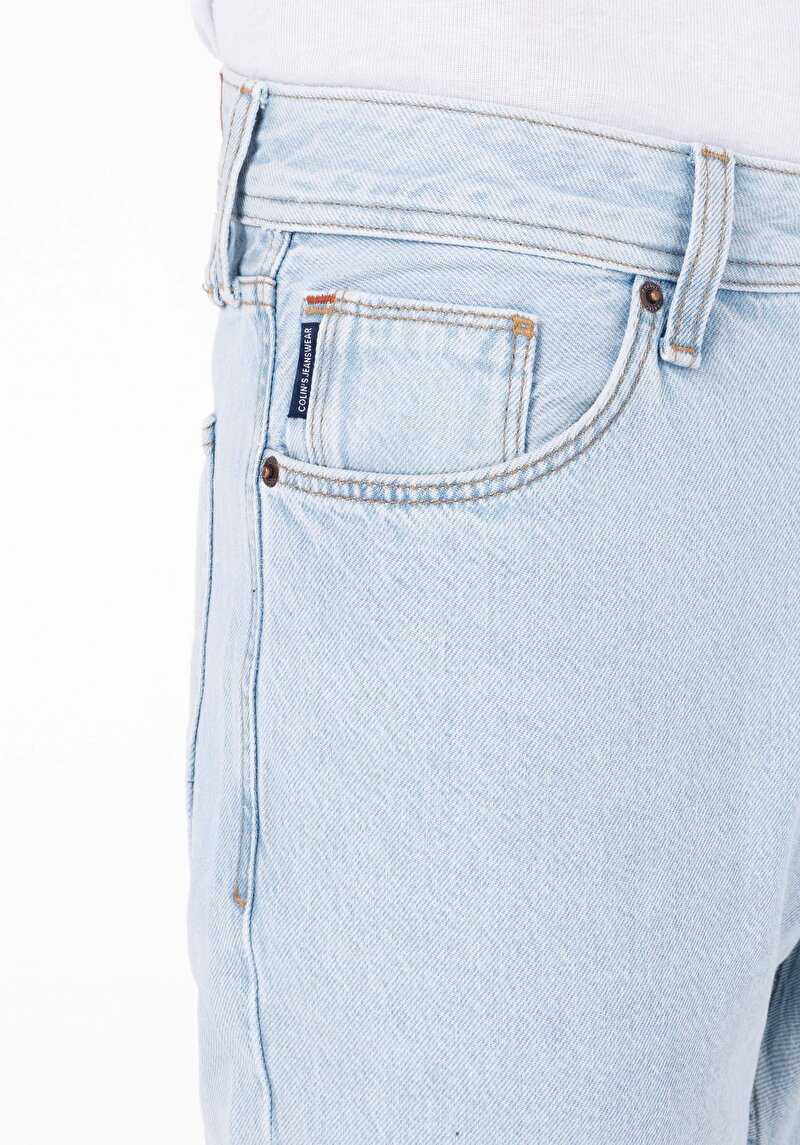 Regular Fit   Erkek İndigo Jean Pantolon