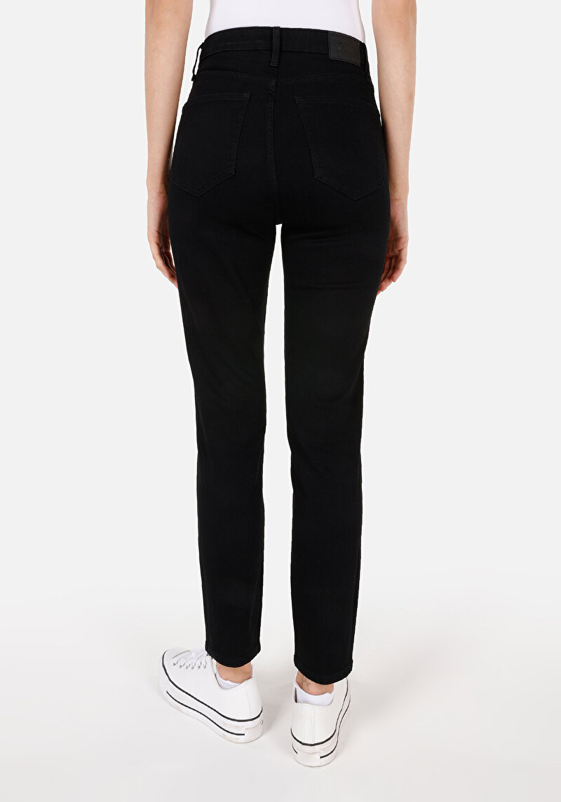 Slim Fit   Kadın İndigo Jean Pantolon