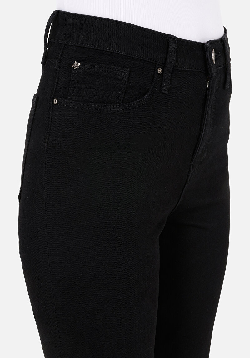 Slim Fit   Kadın İndigo Jean Pantolon