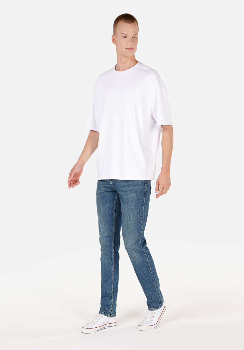 Straight Fit   Erkek Denim Jean Pantolon