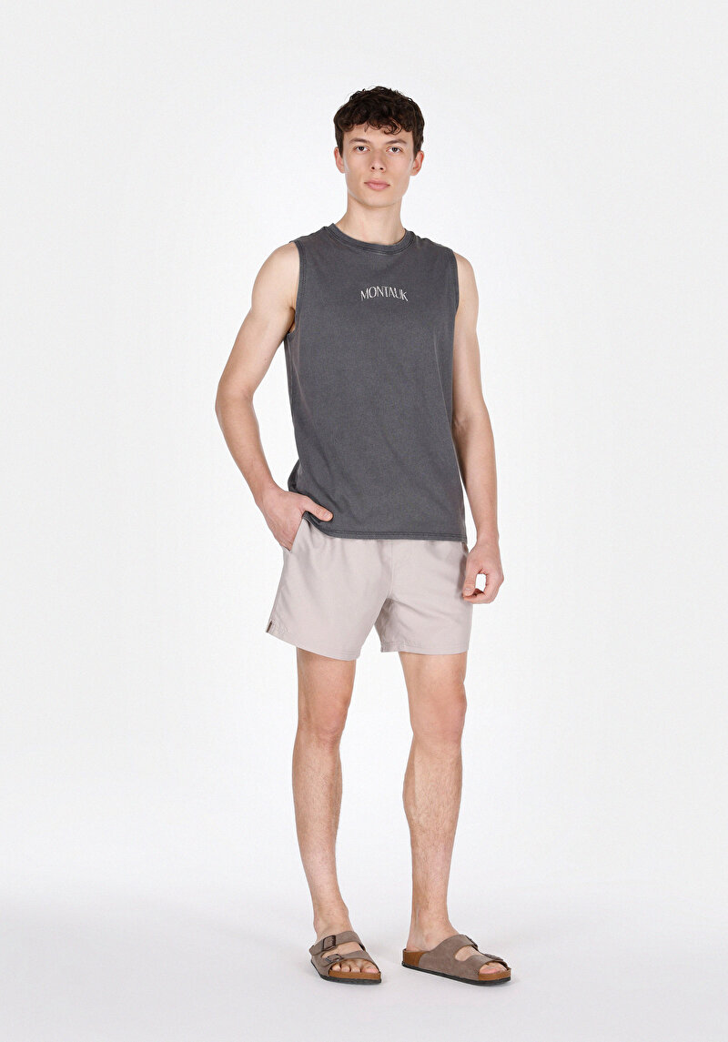 Regular Fit Erkek Antrasit Atlet