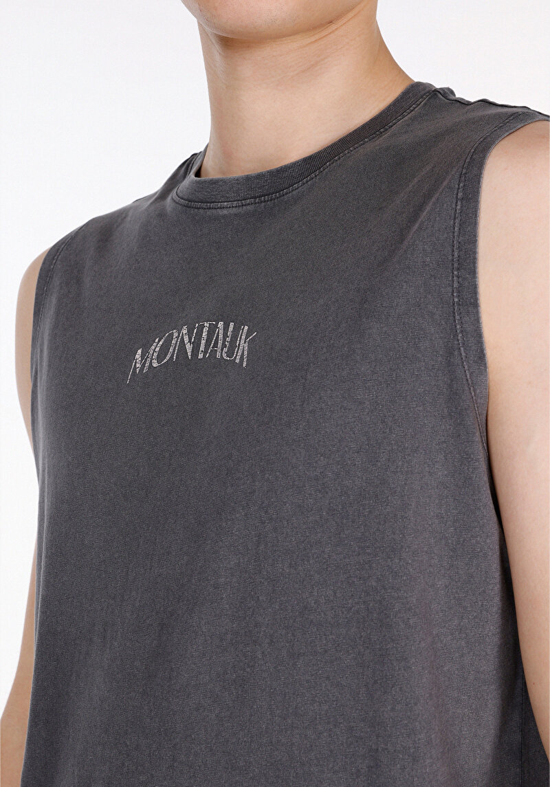 Regular Fit Erkek Antrasit Atlet