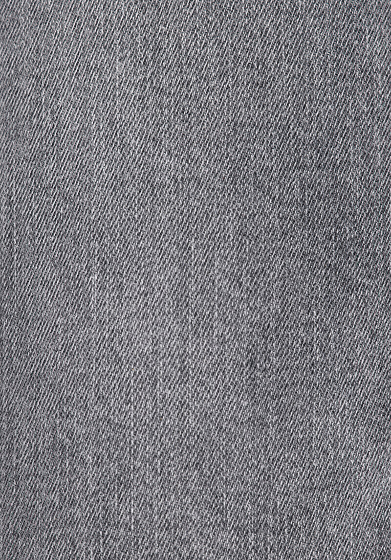 Straight Fit Erkek Black Denim Jean Fermuarlı Pantolon