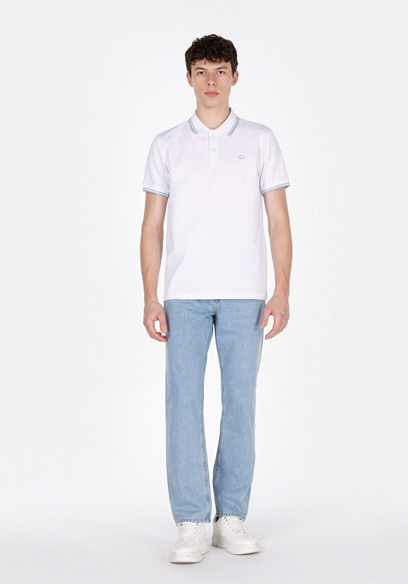 Regular Fit Erkek İndigo Jean Pantolon