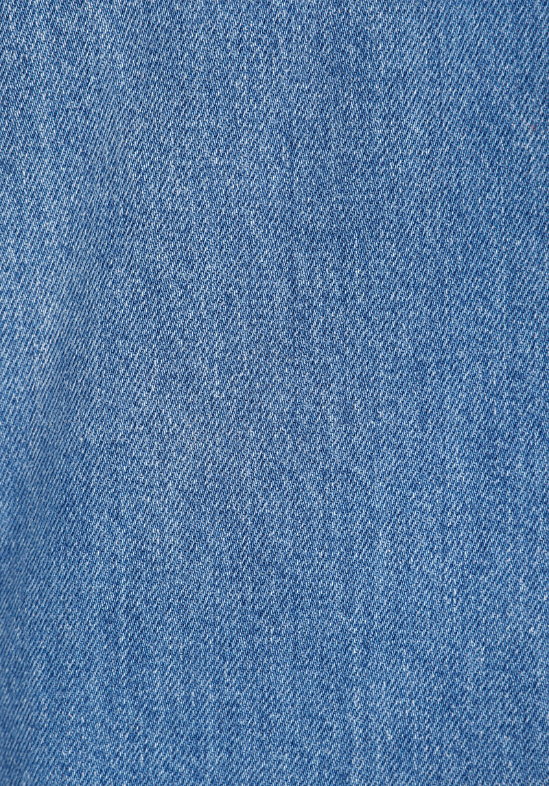 Loose Straight Fit   Erkek İndigo Jean Pantolon