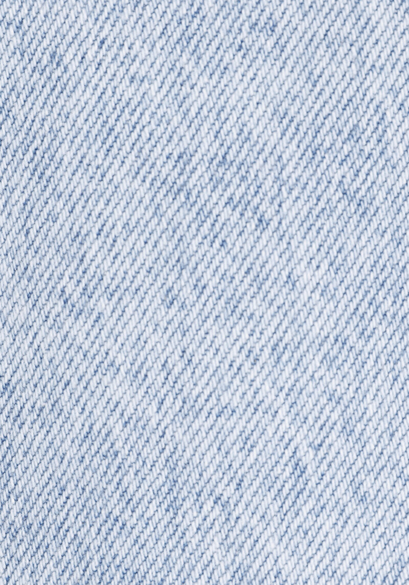 Regular Fit Yüksel Bel Düz Geniş Paça Kadın Bleach İndigo Denim Jean Şort