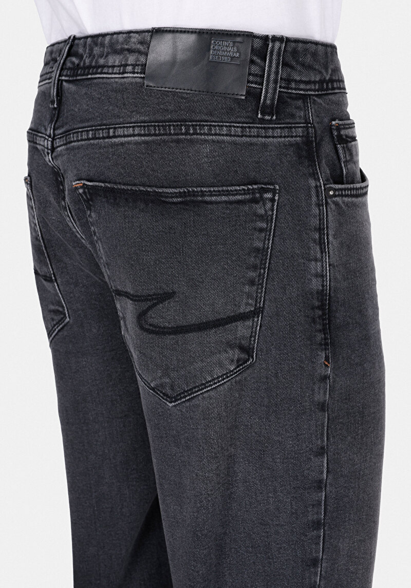 Straight Fit Düşük Bel Düz Paça Erkek Denim Jean Pantolon