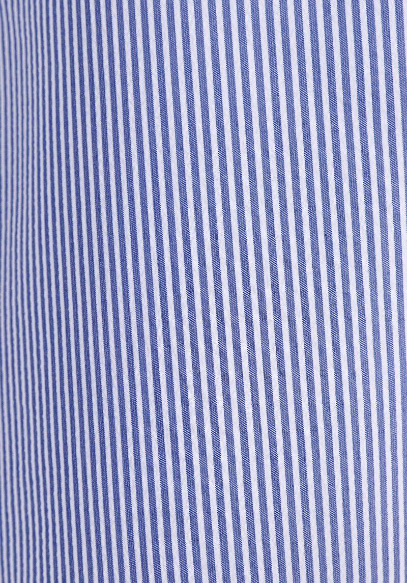 Slim Fit Çizgili Erkek Lacivert Deniz Şortu